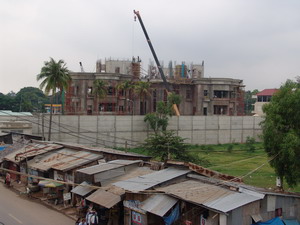 Baustelle heute in Phnom Penh