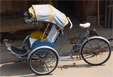 Cyclo in Phnom Penh in der Straße 380 nahe des Marktes Boeung Keng Kang